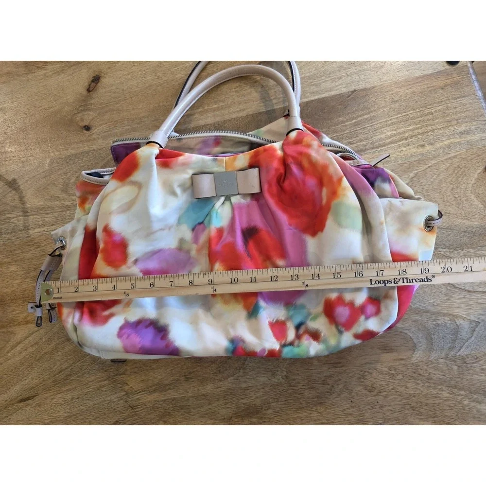 Kate Spade Diaper Bag Large Watercolor Pink Hobo